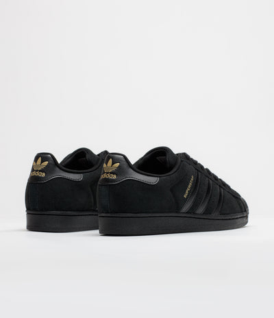 Adidas Superstar ADV Shoes - Core Black / Core Black / Gold Metallic