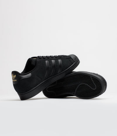 Adidas Superstar ADV Shoes - Core Black / Core Black / Gold Metallic
