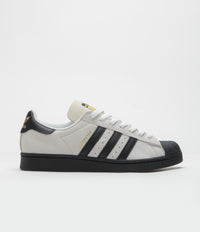 Adidas Superstar ADV Shoes in Crystal White and Core Black / FTWR White