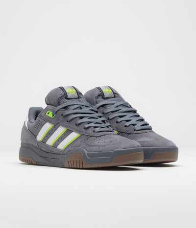Adidas Tekkira Cup Shoes - Aurora Onix / FTWR White / Solar Slime