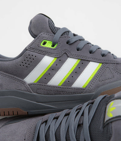 Adidas Tekkira Cup Shoes - Aurora Onix / FTWR White / Solar Slime