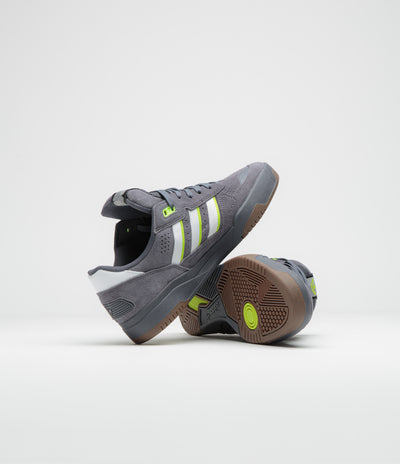 Adidas Tekkira Cup Shoes - Aurora Onix / FTWR White / Solar Slime