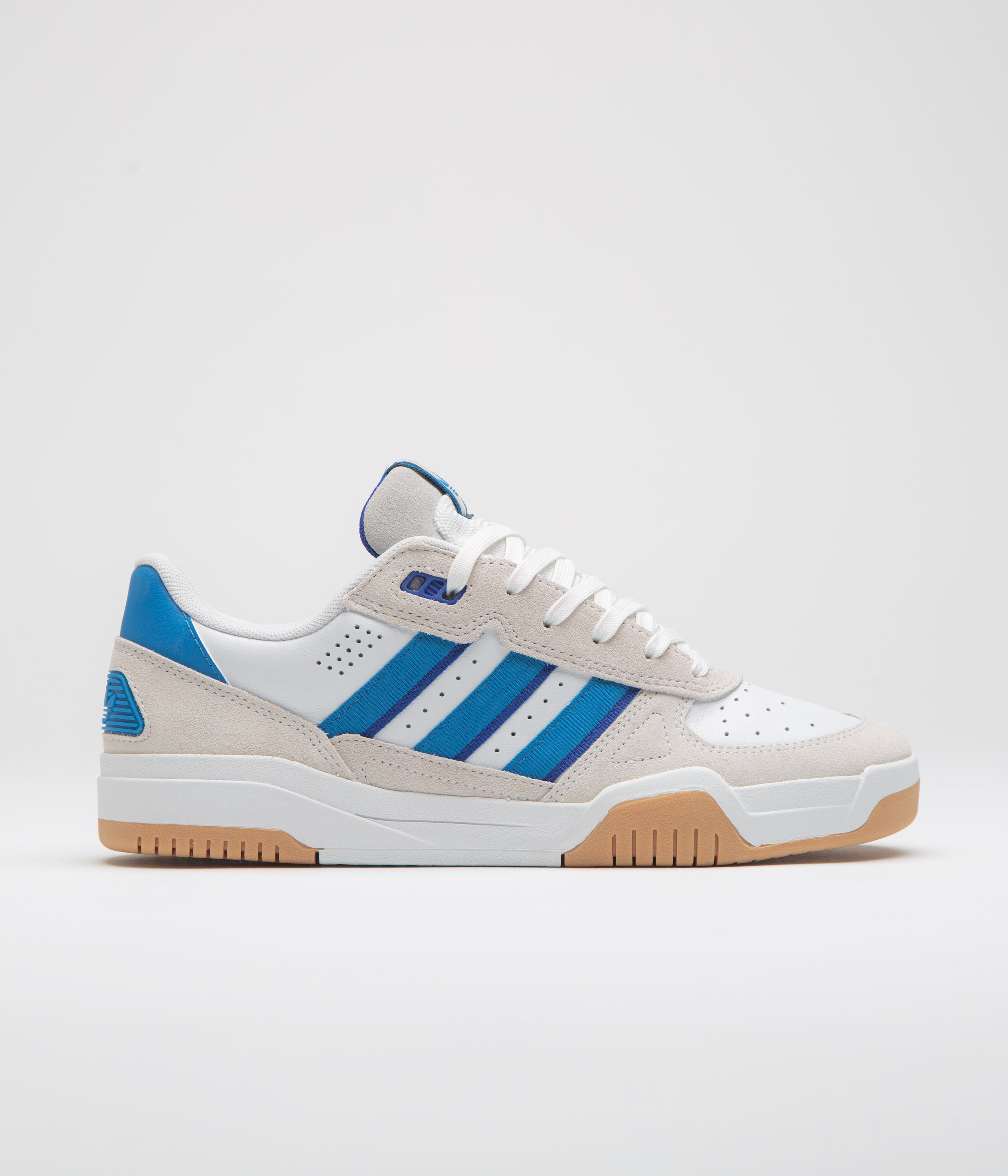 Adidas Tekkira Cup Shoes in FTWR White and Bright Blue / Lucid Blue