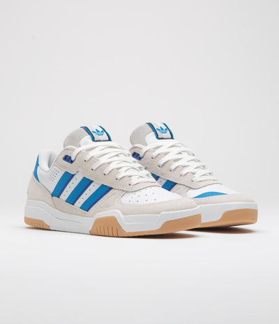 Adidas Tekkira Cup Shoes - FTWR White / Bright Blue / Lucid Blue