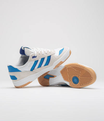 Adidas Tekkira Cup Shoes - FTWR White / Bright Blue / Lucid Blue