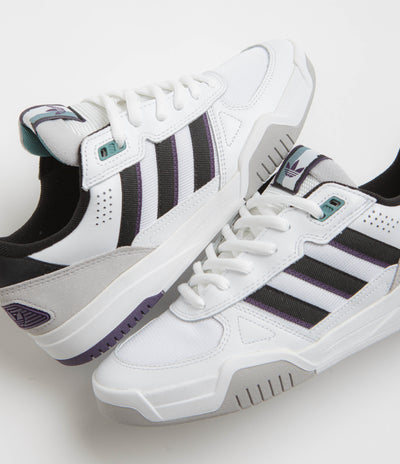 Adidas Tekkira Cup Shoes - FTWR White / Core Black / Aurora Plum