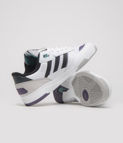 Adidas Tekkira Cup Shoes - FTWR White / Core Black / Aurora Plum