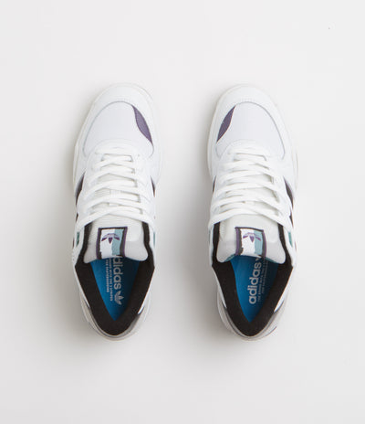 Adidas Tekkira Cup Shoes - FTWR White / Core Black / Aurora Plum