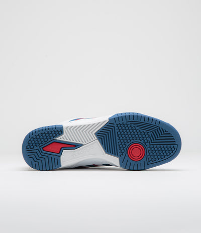 Adidas Tekkira Cup Shoes - FTWR White / Dusky Petrol / Better Scarlet