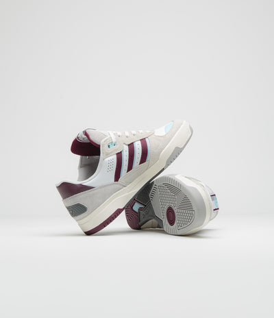 Adidas Tekkira Cup Shoes - FTWR White / Maroon / Clear Sky
