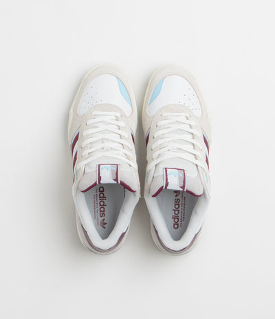 Adidas Tekkira Cup Shoes - FTWR White / Maroon / Clear Sky
