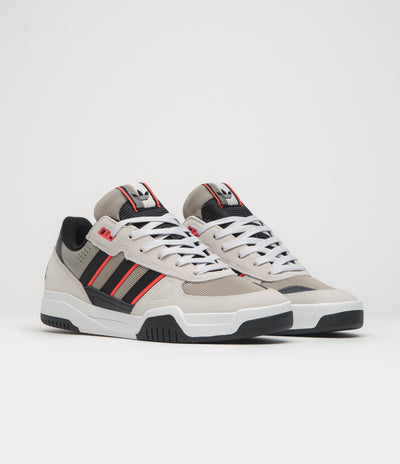Adidas Tekkira Cup Shoes - Orbit Grey / Core Black / Solar Red