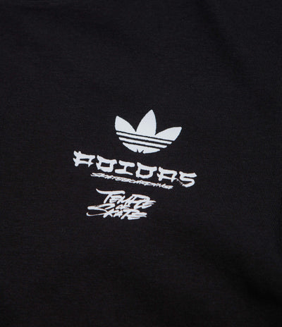 Adidas Temple Of Skate Crane T-Shirt - Black