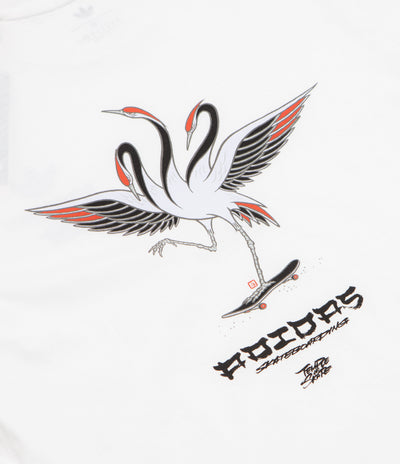 Adidas Temple Of Skate Crane T-Shirt - White