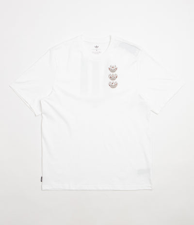 Adidas Temple Of Skate Curb T-Shirt in White