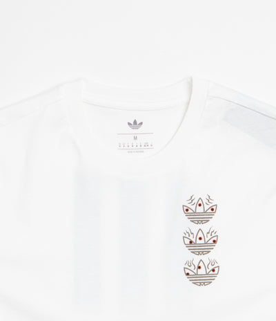 Adidas Temple Of Skate Curb T-Shirt in White