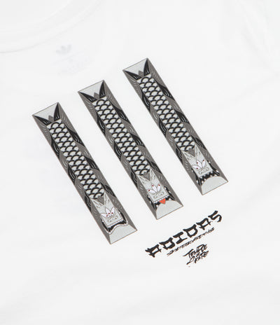 Adidas Temple Of Skate Curb T-Shirt in White