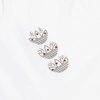 Adidas Temple Of Skate Curb T-Shirt in White thumbnail