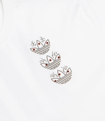 Adidas Temple Of Skate Curb T-Shirt in White