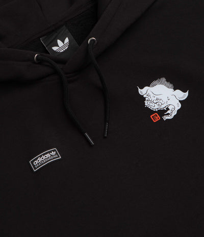 Adidas Temple Of Skate Foo Dog Hoodie - Black