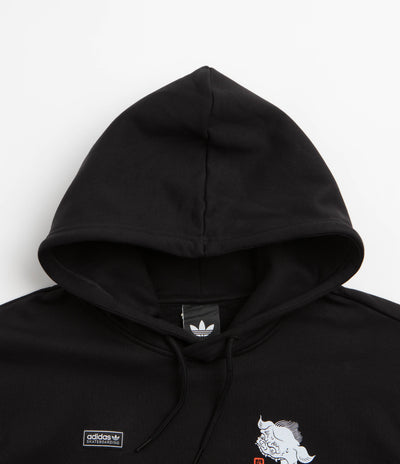Adidas Temple Of Skate Foo Dog Hoodie - Black