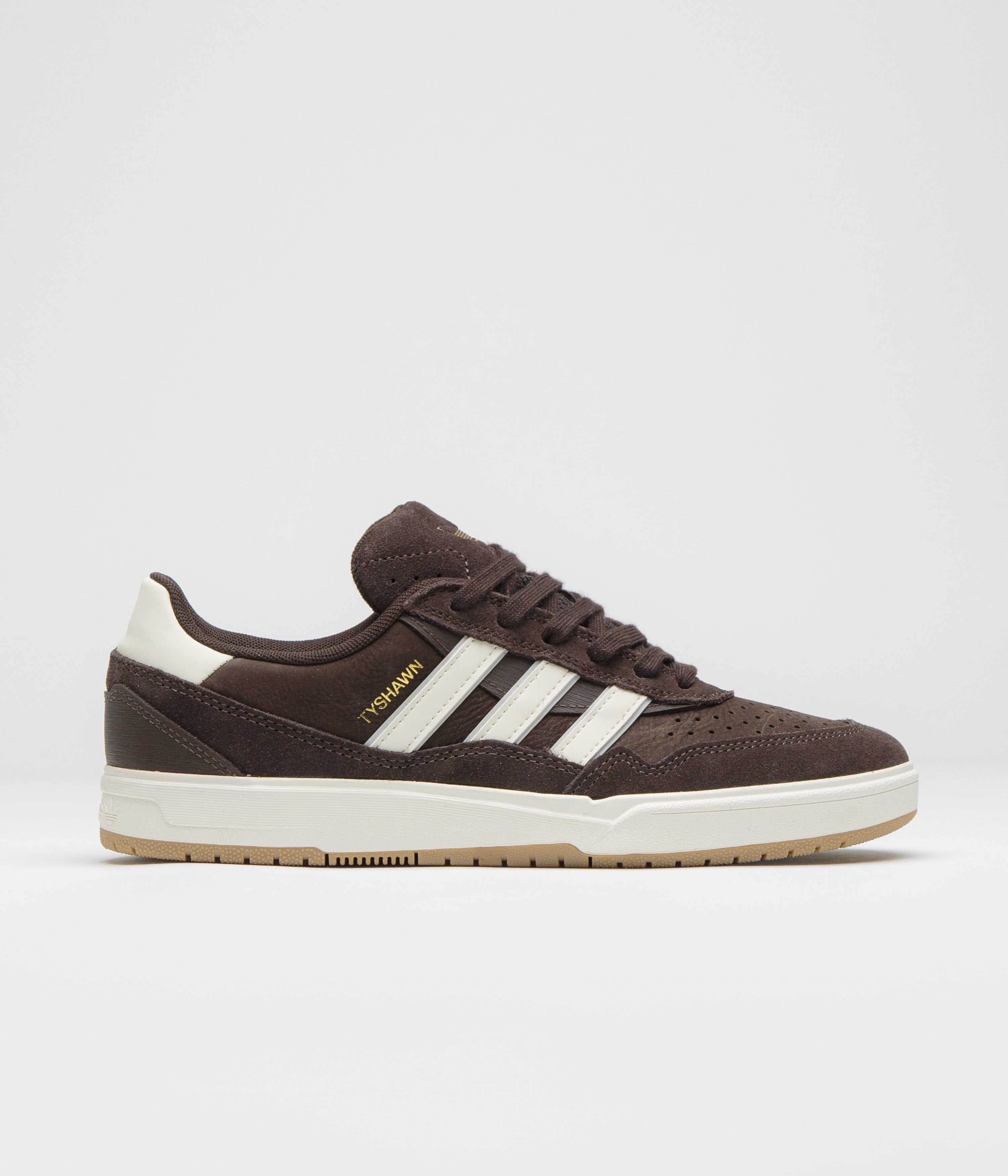 Adidas Tyshawn II Shoes - Aurora Coffee / Off White / Chalk White
