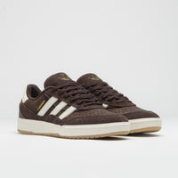 Adidas Tyshawn II Shoes in Aurora Coffee and Off White / Chalk White thumbnail