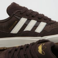 Adidas Tyshawn II Shoes in Aurora Coffee and Off White / Chalk White thumbnail