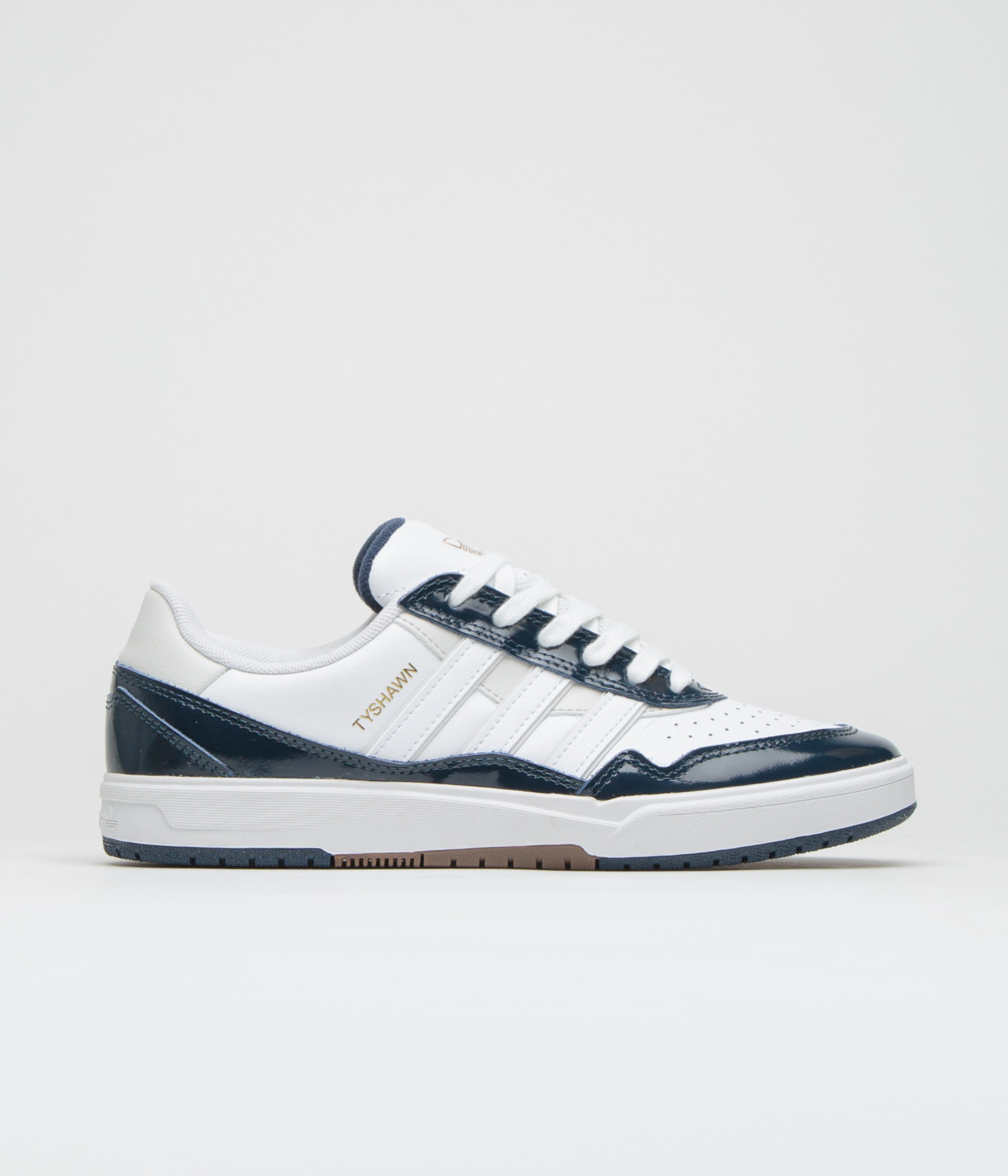 Adidas Tyshawn II Shoes - Crystal White / Core Black / Solid
