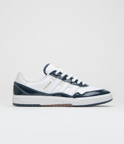 Adidas Tyshawn II Shoes in Collegiate Navy and FTWR White / Grey One
