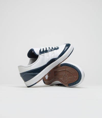 Adidas Tyshawn II Shoes in Collegiate Navy and FTWR White / Grey One