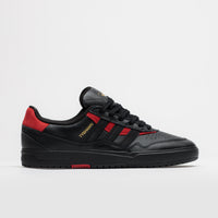 Adidas Tyshawn II Shoes - Core Black / Core Black / Better Scarlet thumbnail