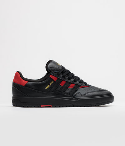 Adidas Tyshawn II Shoes - Core Black / Core Black / Better Scarlet