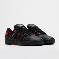 Adidas Tyshawn II Shoes - Core Black / Core Black / Better Scarlet thumbnail