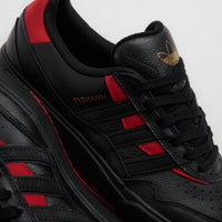 Adidas Tyshawn II Shoes - Core Black / Core Black / Better Scarlet thumbnail