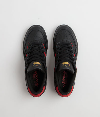 Adidas Tyshawn II Shoes - Core Black / Core Black / Better Scarlet
