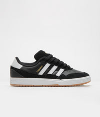 Adidas Tyshawn II Shoes in Core Black and FTWR White / Gum4