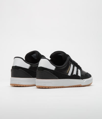 Adidas Tyshawn II Shoes in Core Black and FTWR White / Gum4