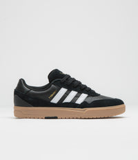 Adidas Tyshawn II Shoes in Core Black and FTWR White / Gum4 / Black