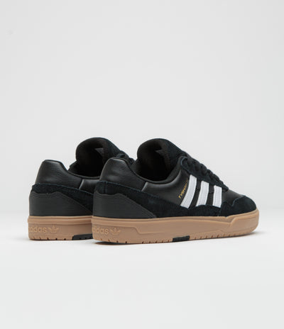 Adidas Tyshawn II Shoes in Core Black and FTWR White / Gum4 / Black