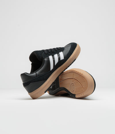 Adidas Tyshawn II Shoes in Core Black and FTWR White / Gum4 / Black