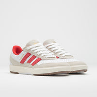 Adidas Tyshawn II Shoes - FTWR White / Better Scarlet / Chalk White thumbnail