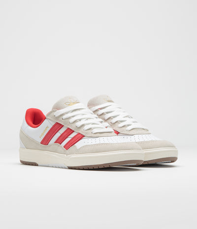 Adidas Tyshawn II Shoes - FTWR White / Better Scarlet / Chalk White