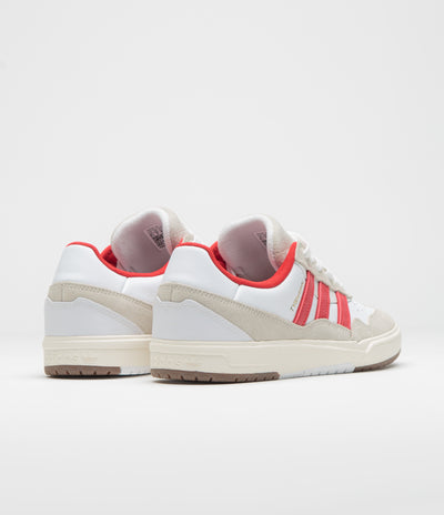 Adidas Tyshawn II Shoes - FTWR White / Better Scarlet / Chalk White