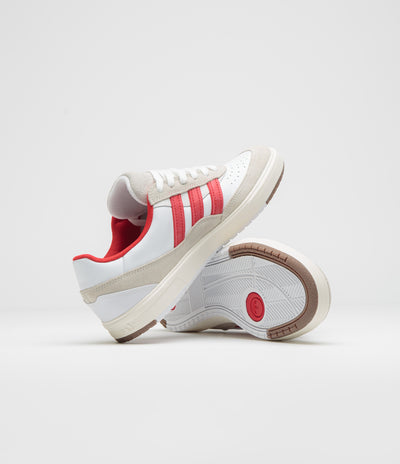 Adidas Tyshawn II Shoes - FTWR White / Better Scarlet / Chalk White