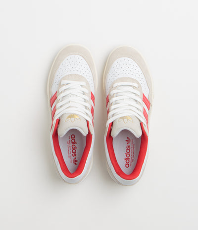Adidas Tyshawn II Shoes - FTWR White / Better Scarlet / Chalk White