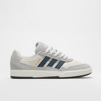 Adidas Tyshawn II Shoes in Grey Two and Collegiate Navy / Chalk White thumbnail