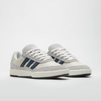 Adidas Tyshawn II Shoes in Grey Two and Collegiate Navy / Chalk White thumbnail