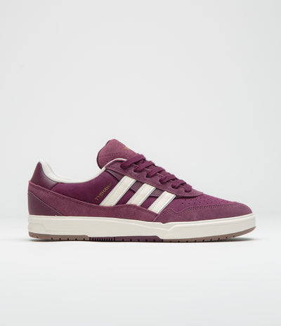 Adidas Tyshawn II Shoes - Maroon / Chalk White / Gold Metallic