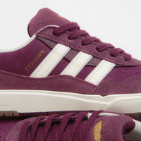 Adidas Tyshawn II Shoes - Maroon / Chalk White / Gold Metallic thumbnail